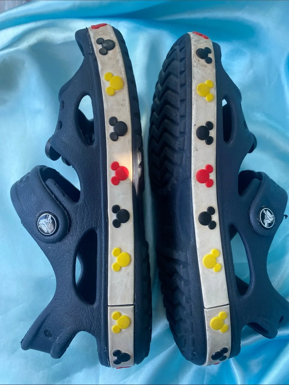 Crocs Kids Navy Mickey Mouse Sandals Shoes